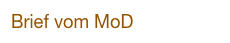 Brief vom MoD