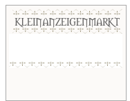 ￼KleinanzeigenMarkt
￼
VERMISCHTES
(über die Spieler)
￼